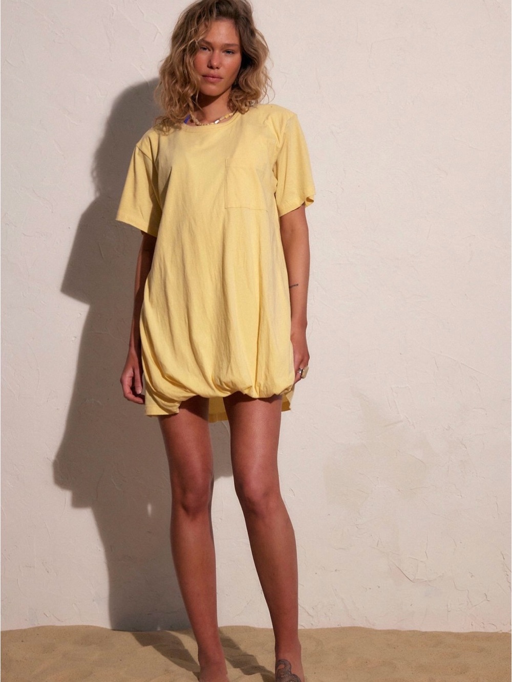 Free People Shorebound cotton-jersey Mini Dress
